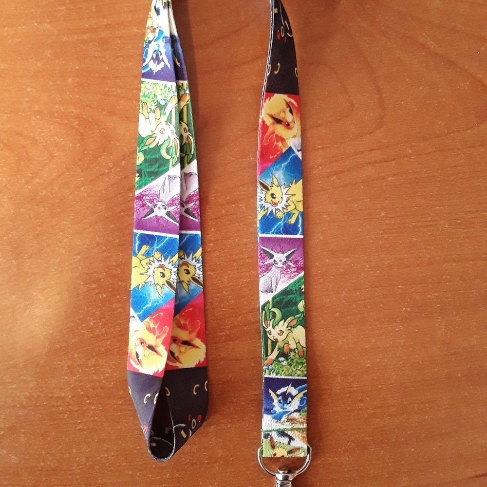 2 Most Popular Nintendo Switch Pokemon Eeveevolutions Black One Size Lanyards - Picture 7 of 8